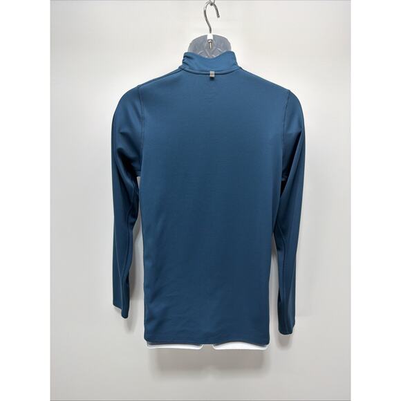 Nike Men's Small Dri-FIT Element Half-Zip Long Sleeve Running Top - Teal - Picture 3 of 4